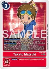 Takato Matsuki - BT17-080 (Reprint) - Advanced Booster Digimon Generation - Digimon Card Game card