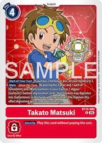Takato Matsuki - BT12-089 (Reprint) - Advanced Booster Digimon Generation - Digimon Card Game card