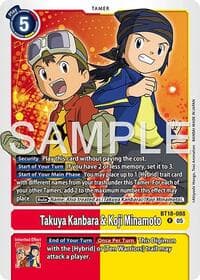 Takuya Kanbara & Koji Minamoto (Reprint) - Advanced Booster Digimon Generation - Digimon Card Game card
