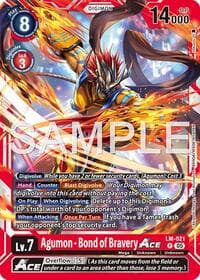 Agumon - Bond of Bravery ACE (Reprint) - Advanced Booster Digimon Generation - Digimon Card Game card