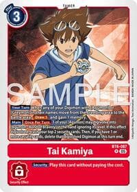 Tai Kamiya - BT6-087 (Reprint) - Advanced Booster Digimon Generation - Digimon Card Game card
