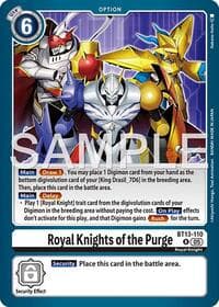 Royal Knights of the Purge (Reprint) - Advanced Booster Digimon Generation - Digimon Card Game card