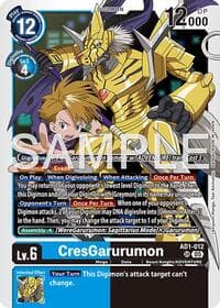 CresGarurumon - Advanced Booster Digimon Generation - Digimon Card Game card