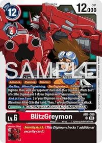 BlitzGreymon - Advanced Booster Digimon Generation - Digimon Card Game card
