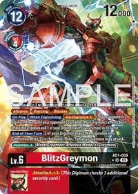 BlitzGreymon (Alternate Art) - Advanced Booster Digimon Generation - Digimon Card Game card