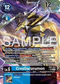 CresGarurumon (Alternate Art) - Advanced Booster Digimon Generation - Digimon Card Game card
