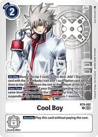 Cool Boy - BT9-092 (Reprint) - Advanced Booster Digimon Generation - Digimon Card Game card
