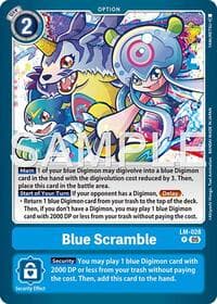 Blue Scramble (Reprint) - Advanced Booster Digimon Generation - Digimon Card Game card