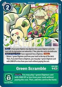 Green Scramble (Reprint) - Advanced Booster Digimon Generation - Digimon Card Game card