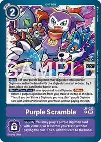 Purple Scramble (Reprint) - Advanced Booster Digimon Generation - Digimon Card Game card