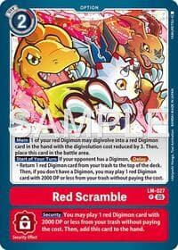 Red Scramble (Reprint) - Advanced Booster Digimon Generation - Digimon Card Game card