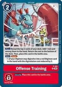Offense Training (Reprint) - Advanced Booster Digimon Generation - Digimon Card Game card