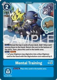 Mental Training (Reprint) - Advanced Booster Digimon Generation - Digimon Card Game card