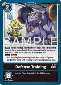 Defense Training (Reprint) - Advanced Booster Digimon Generation - Digimon Card Game card