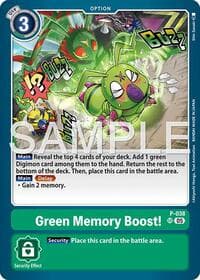 Green Memory Boost! (Reprint) - Advanced Booster Digimon Generation - Digimon Card Game card