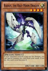 Radius, the Half-Moon Dragon - Lord of the Tachyon Galaxy - YuGiOh card
