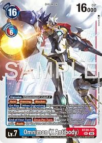 Omnimon (X Antibody) (Reprint) - Advanced Booster Digimon Generation - Digimon Card Game card