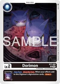 Dorimon (Reprint) - Advanced Booster Digimon Generation - Digimon Card Game card
