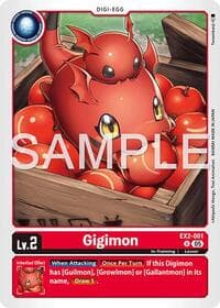 Gigimon (Reprint) - Advanced Booster Digimon Generation - Digimon Card Game card