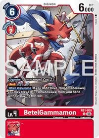 BetelGammamon - RB1-008 (Reprint) - Advanced Booster Digimon Generation - Digimon Card Game card