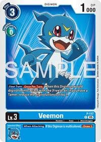 Veemon - P-117 (Reprint) - Advanced Booster Digimon Generation - Digimon Card Game card