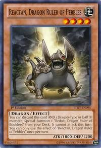 Reactan, Dragon Ruler of Pebbles - Lord of the Tachyon Galaxy - YuGiOh card