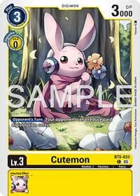 Cutemon (Reprint) - Advanced Booster Digimon Generation - Digimon Card Game card