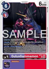 GulusGammamon (Reprint) - Advanced Booster Digimon Generation - Digimon Card Game card