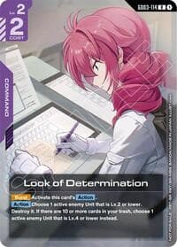 Look of Determination (Newtype Challenge 2026 Mission 2) - Gundam Promotional Cards - Gundam Card Game card