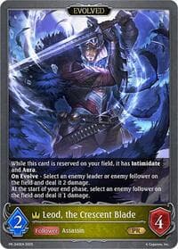 Leod, the Crescent Blade (Evolved) - PR-340EN - Shadowverse: Evolve Promo Cards - Shadowverse: Evolve card