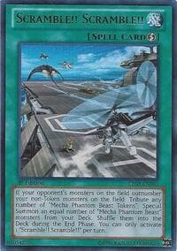 Scramble!! Scramble!! - Lord of the Tachyon Galaxy - YuGiOh card