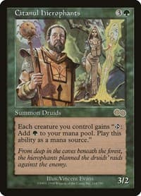 Citanul Hierophants - Urza's Saga - Magic: The Gathering card