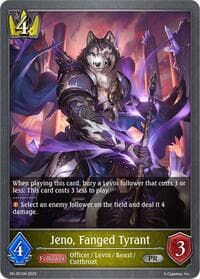 Jeno, Fanged Tyrant - Shadowverse: Evolve Promo Cards - Shadowverse: Evolve card