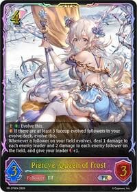 Piercye, Queen of Frost - Shadowverse: Evolve Promo Cards - Shadowverse: Evolve card