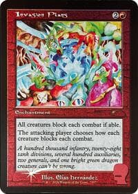 Invasion Plans - Secret Lair Drop Series - Magic: The Gathering card