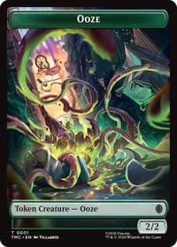 Ooze // Copy Double-Sided Token - Commander: Teenage Mutant Ninja Turtles - Magic: The Gathering card