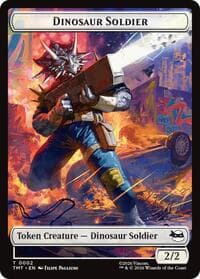 Dinosaur Soldier // Copy Double-Sided Token - Teenage Mutant Ninja Turtles - Magic: The Gathering card