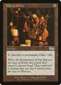 Claws of Gix - Urza's Saga - Magic: The Gathering card