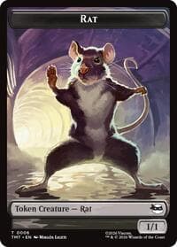 Rat // Copy Double-Sided Token - Teenage Mutant Ninja Turtles - Magic: The Gathering card
