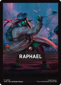 Raphael Theme Card - Commander: Teenage Mutant Ninja Turtles - Magic: The Gathering card