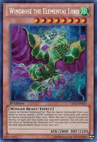 Windrose the Elemental Lord - Lord of the Tachyon Galaxy - YuGiOh card