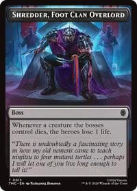 Shredder, Foot Clan Overlord - Commander: Teenage Mutant Ninja Turtles - Magic: The Gathering card