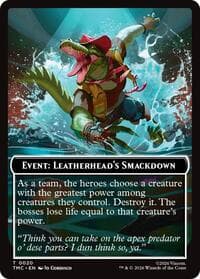 Event: Leatherhead's Smackdown - Commander: Teenage Mutant Ninja Turtles - Magic: The Gathering card