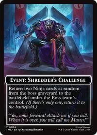 Event: Shredder's Challenge - Commander: Teenage Mutant Ninja Turtles - Magic: The Gathering card