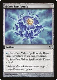 Aether Spellbomb - Modern Masters - Magic: The Gathering card
