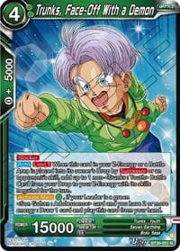 Trunks, Face-Off With a Demon - Three Glorious Fighters - Dragon Ball Super: Masters card