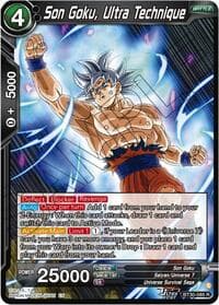 Son Goku, Ultra Technique - Three Glorious Fighters - Dragon Ball Super: Masters card