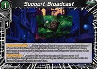 Support Broadcast - Three Glorious Fighters - Dragon Ball Super: Masters card