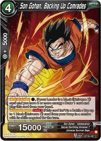 Son Gohan, Backing Up Comrades - Three Glorious Fighters - Dragon Ball Super: Masters card