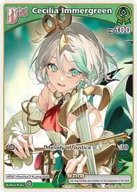 Cecilia Immergreen (P) (hBP04-028) - hololive OFFICIAL CARD GAME Promos - Hololive card